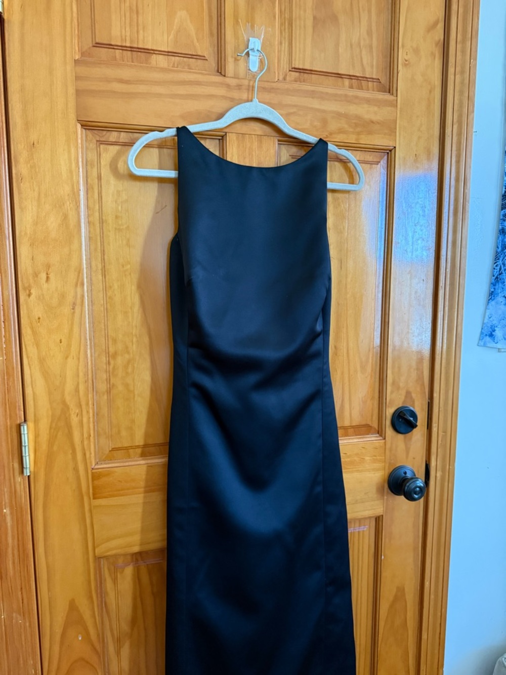 Vera Wang Satin Maxi Dress Elegant Designer Formal Evening Gown Wedding Guest 14 - Picture 3 of 9
